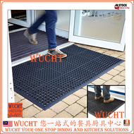 【WUCHT】Black Rubber Floor Mat Kitchen Floor Mat 2 x 3 feet Grease-Resistant Rubber Anti-Fatigue Anti