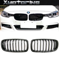 XM Carbon Fiber Boutique BMW 12-19 F30 F31 3 Series Performance Style Bright Black Horizontal Bar Wa