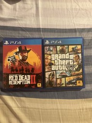 PS4 Red Dead Redemption 2 & Grand Theft Auto V