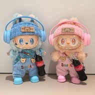 Labubu V1 V2 V3 Dolls Clothes Coke Headphones Suspenders Outfit Clothing Accessories  DIY Kid Gift