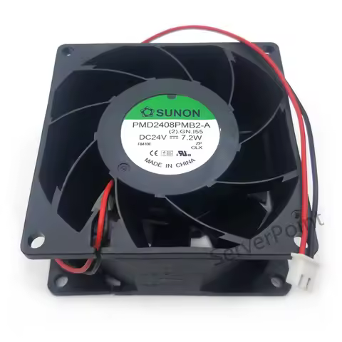 Axial Inverter Cooling Fan For SUNON PMD2408PMB2-A DC 24V 7.2W CPU Cooler Heatsink 8038 80x80x38mm 8