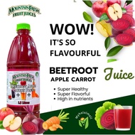 BEETROOT APPLE CARROT JUICE Mountain Fresh Cold Pressed Fruit (1.5 Lt), HB-LOW - A.NE.MIA Beetroot J