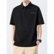 Mingge|2025 Lapel POLO Shirt Men's Street Wear Fashion Loose Casual Youth Short-Sleeved Top 10.4mv