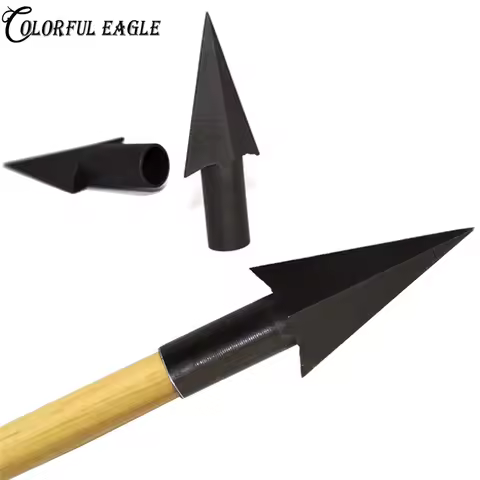 Archery Hunting Black Alloy Steel Broadheads Arrowhead for Wood Arrow Bamboo Arrow Metal Arrow Heads