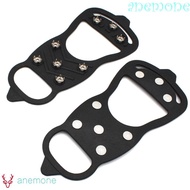 ANEMONE Ice Crampons with TPE Studs - Perfect for Ice Fishing and Anti-Slip Safety