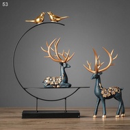 _ Deer decoration Crafts Wedding gift Living room housewarming gift Wine TV cabinet Grand Opening Id