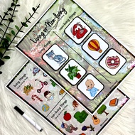 Living or Non-living  - A4 Laminated activity with velcro