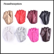[FF] Pu Leather Fingerless Glove For Goth Punk Ro Lolita Harajuku Stage Party [TH]