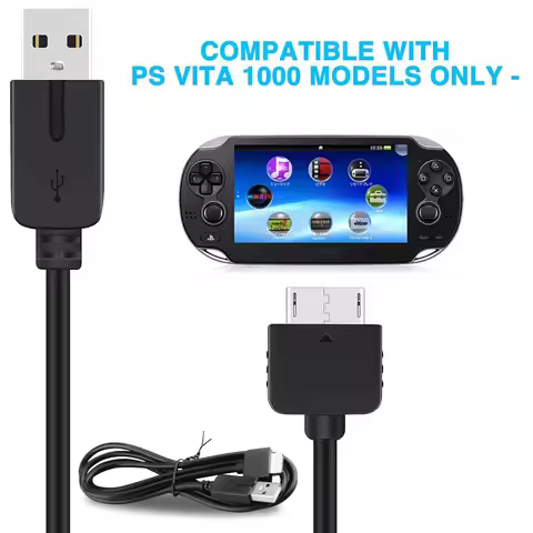 For PlayStation Psv1000 USB Charger Cable 1.2M Transfer Data Charging Line For Psvita1000/PSVITA Gam