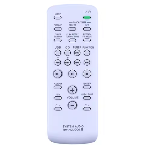 for Sony Audio FST-ZUX9 LBT-ZUX9 MHC-EX9 MHC-EX8 MHC-EC69 MHC-GT222 Remote Control RM-AMU006 spare p