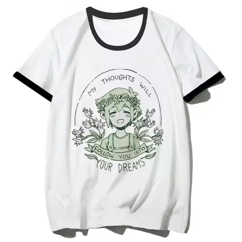 Omori tshirt women Breathable 2000s University hip hop Classic t shirt hip hop women Trendy 2000s Co
