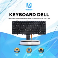 Dell Latitude 5280 5290 7280 7290 Enter Small Backlite Keyboard