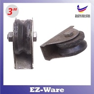 3" BEARING ROLLER WITH BRACKET / AUTO GATE ROLLER - V GLOOVE