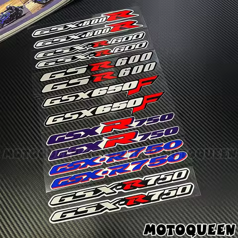 For GSR GSXR 750 600 150 GSX 650F 600R GSXR750 GSF1250 Sticker Motorcycle Decals Fuel Tank Pad Side