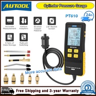 【New Version】AUTOOL PT610 Cylinder Pressure Gauge Digital Display 0-426 PSI 29 Bar °C ℉Data Saving H