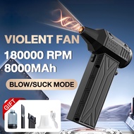 Mini Air Blower Cordless Turbo Jet Fan Handheld blower angin, High Speed Angin Dust Blower car jet f