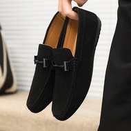 Social Guy Casual Shoes Shoes Peas Shoes Men Lazy Shoes Cover Foot Slip-On Men's Shoes Cross-Border