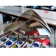 HELMET VISOR ARC NOVA DOT SIANG MALAM SMOKE TINTED ARC ASTRO ARC DISCOVERY MODEL SINGAPURA SINGAPORE