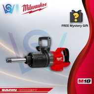MILWAUKEE M18 FUEL 1" HIGH TORQUE D-HANDLE IMPACT WRENCH WITH ANVIL ONEFHIWF1D