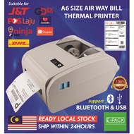 AIRWAY BILL BLUETOOTH USB A6 PRINTER SHOPEE JNT POSLAJU PRINTER