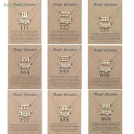 ANYS Angel Number Necklace 111 222 333 444 555 666 777 for Women Numerology Necklace