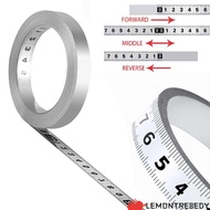 LEMONTRE8EDY Metal Tape Measure, 13MM Width Self-Adhesive Measuring Tape, High Quality Stainless Ste