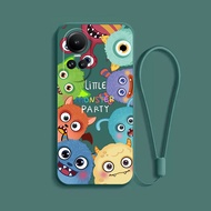 Casing OPPO Reno 10 10 pro 5G new desgin Shockproof  prevent slip cute Monsters soft Phone Case 手机壳