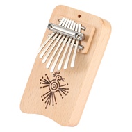 Kalimba 8 Key Exquisite Finger Thumb Piano Marimba Musical Good Accessory Pendant Gif