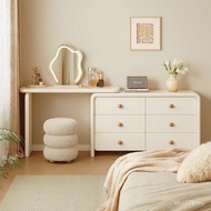Solid Wood Dressing Table Bedside New Style Cheese Modern Simple Dressing Table Bedroom Drawer One 2