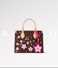 現貨 LV x TM OnTheGo PM cherry Blossom 村上隆 櫻花