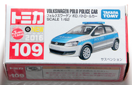 二手 Tomica 109 新車貼 福斯 Volkswagen Polo 德國警車 停產絕版 Tomy 多美小汽車