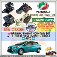 Perodua Myvi D20 D20N 1.5 (2018~) MANUAL / AUTO ORIGINAL PERODUA GENUINE PARTS ENGINE MOUNTING SET