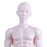 Doll Accessories 35cm Boy Doll Head White Skin Male Body 13.78 inch Man Dolls 1/6 BJD Boy Body For C