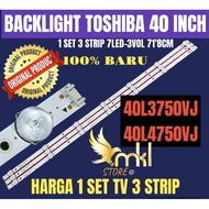 Toshiba 40inch LED LCD TV BACKLIGHT 40L3750VJ-40L4750VJ TOSHIBA 40inch TV BACKLIGHT