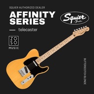 SQUIER AFFINITY SERIES TELECASTER ELECTRIC GUITAR  BUTTERSCOTCH BLONDE (SQUIER/ AFFINITY/ TELE/ ZOSO