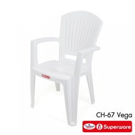 Srithai Superware เก้าอี้พลาสติก เก้าอี้สนาม เก้าอี้ท้าวแขน รุ่น CH-67 Vega