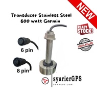 Transducer Stainless Steel for Garmin GPSMAP 580/585 and GPSMAP 585 plus Aquamap