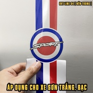 Tem Đa Vị Trí Dán Xe Máy Phong Cách Cờ Đức Italy Pháp Performance | DVT LINE | Tem Xe Vespa SH AB Vi