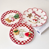 Dessert Plate Christmas Hampers Ceramic Dessert Plate Christmas Gift Plate/ Christmas Hampers Unique