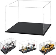 3 mm Thick Clear Acrylic Display Case, Thick Base, Dustproof, for Collectibles, Lego 21063 21061 604