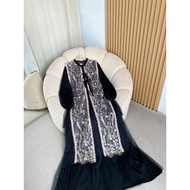 Mahara Set Dress outer premium brocade lebaran idul fitri jubah muslimah dress raya