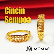 Cincin Sempoa Emas 916 Original Cincin Sempua Emas 916 Tulen Abacus Ring 916 Gold Original Cincin Viral