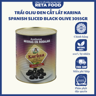 Trái oliu đen cắt lát Karina Spanish Sliced Black Olive 3055gr