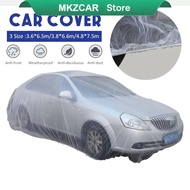 Car Cover Outdoor Protection Resistant Dust Proof Transparent PE Car Cover SEDAN SUV MPV / Selimut K