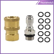 Brass Pressure Washer Adapter Set Quick Coupler Fittings Quick Connect