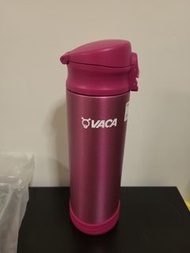 VACA 粉紅色保溫杯 彈蓋設計