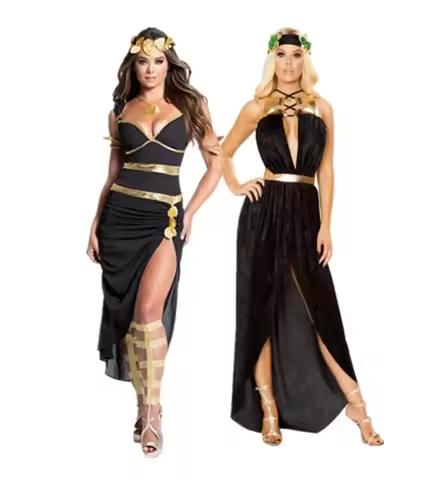 Women Roman Greece Goddess Princess Costume Egyptian Cleopatra Costumes Halloween Cosplay Fancy Dres