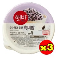 [3件] 韓國國產 黑米飯 即食飯 130g 平行進口 此日期或之前食用：2026年11月26日 或以後