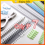 30 Hole Loose-Leaf Plastic Binding Ring DIY Notebook Binding Spiral Rings For A4 A5 A6 A7 B5 Paper