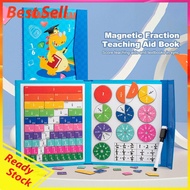 Montessori Fraction Educational Puzzle Magnetic Fraction Tiles and Circles Mathematics Wooden Fracti